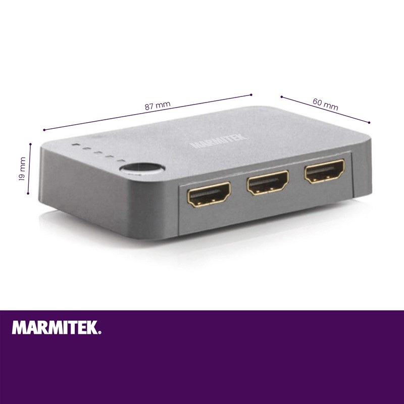 HDMI Switch 4K - Marmitek Connect 350 UHD - 5