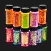 24 Colors Christmas Chunky Mix Glitter for Face Makeup Nails