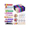 Dufvrpe Cheer Pins Kit with 100pcs 2.8" Clips - 80