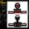 KATUR 1Pcs Red 12V Motorcycle Tail Light Brake Stop Running