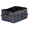 GreaterGood Collapsible Paw Print Car Trunk Organizer with 6 Pockets