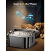 Large Dog Water Fountain 14L/3.7Gal, Stainless Steel Pet Fountain for
