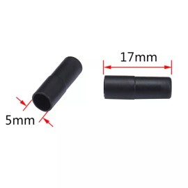 Unbranded 100x Bike Cable Derailleur End Cap Shifter Wire Cover 5mm Housing Ferrule Black