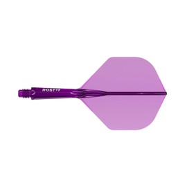 CUESOUL ROST 77 Integrated Dart Shaft and Flight,Standard Shape,Set of 3(clear color series)