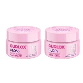 GUDLOX Glycolic Acid Hair Mask, Deep Hydrating Treatment, Frizz Control, 300ml 2-Pack