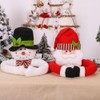 Plush Santa Claus Snowman Topper Hugging Tree Topper for Christmas