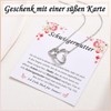 PDTU Gifts for Women, Heart Infinity Sign Necklace for Mum,