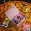 GIBZ Tarot Cards Deck Pink Design Future Telling Game Card