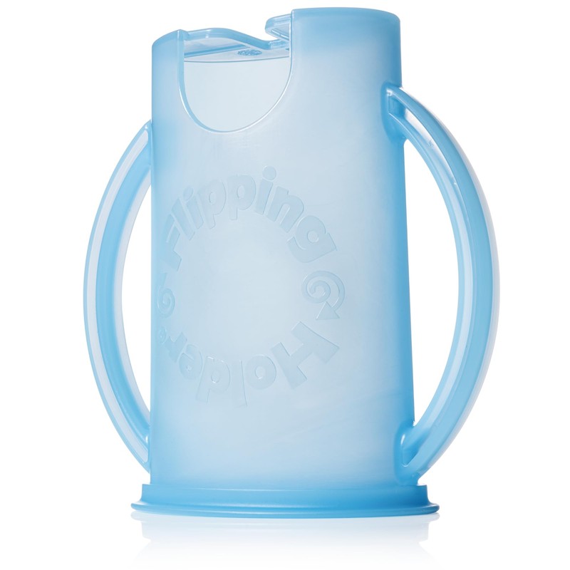 Flipping Holder Squeeze Proof Food Pouch Holder for Toddlers, Babies,