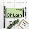 Individual Eyelashes Lash Clusters Kit 551 Pcs 10-16MM with Tweezer