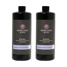 Heirloom Roses Founder’s Fish Fertilizer, Plant Food for Plants, Organic Liquid Emulsion Fertilizer, Garden Fertilizers for Rose Flower and Tomato Outdoor Gardening, 32 Fl Ounces, Pack of 2