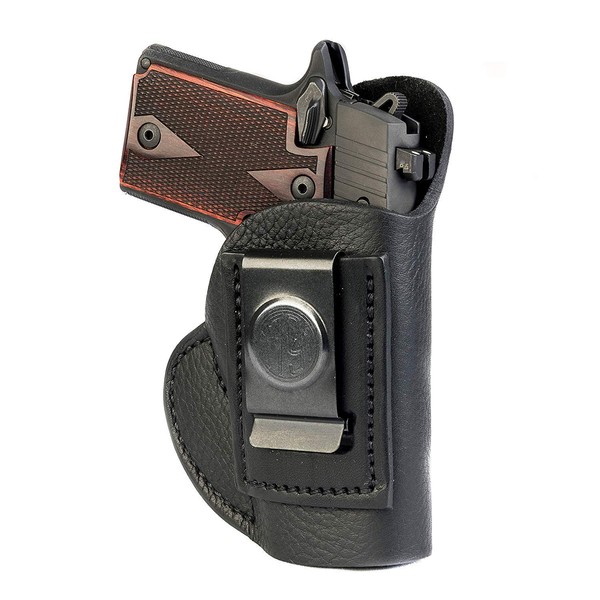 1791 GunLeather SIG P238 & P938 Premium Leather IWB CCW Holster - Super Soft & Comfortable Right Handed Leather Gun Holster - Fits Sig Sauer P238, Sig Sauer P938