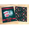 Handmade Peppermint Mocha Christmas Front Back Cover Set 4 use