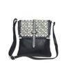 Zzfab Rhinestone Sparkle Top Bling Cross Body Bag Black