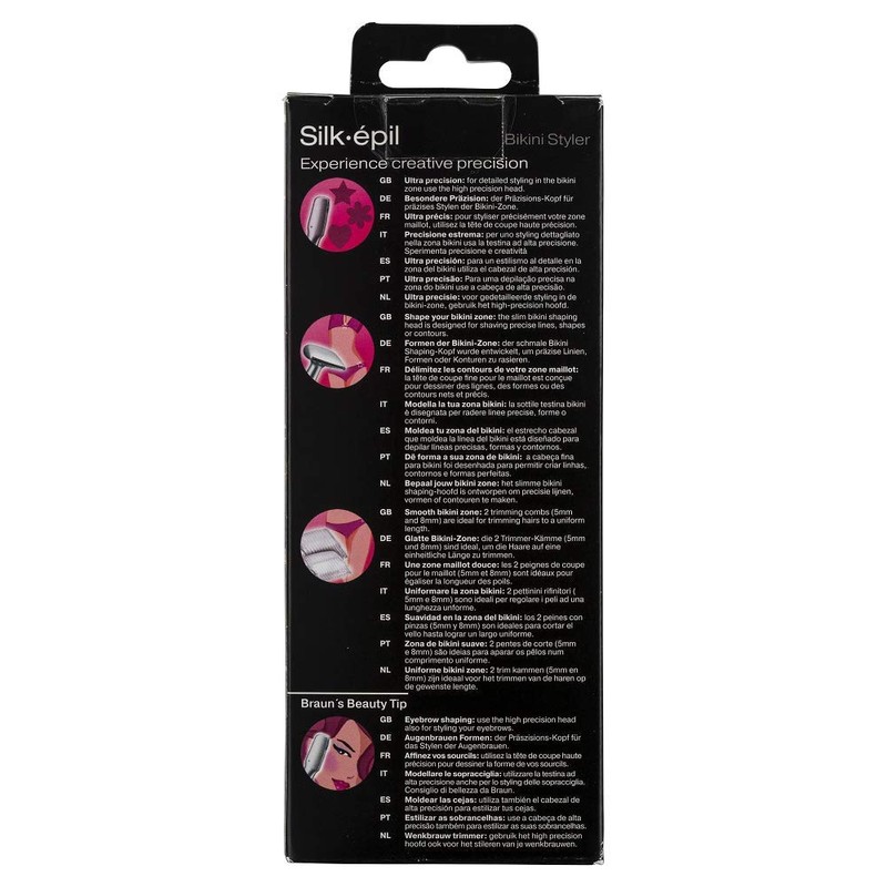 Braun FG1100 Silk-épil 3in1 Trimmer - Finisher with 4 accessories,