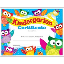 Trend Owl-Stars! Kindergarten Certificates