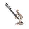 Qaoliffa Skull Pen Holder,Makeup Brush Display Stand,Desk, Office Organizer, Stationary,Gothic