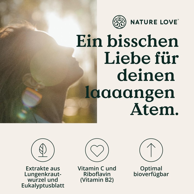 NATURE LOVE® Lungwort Complex - 120 Capsules with 300 mg