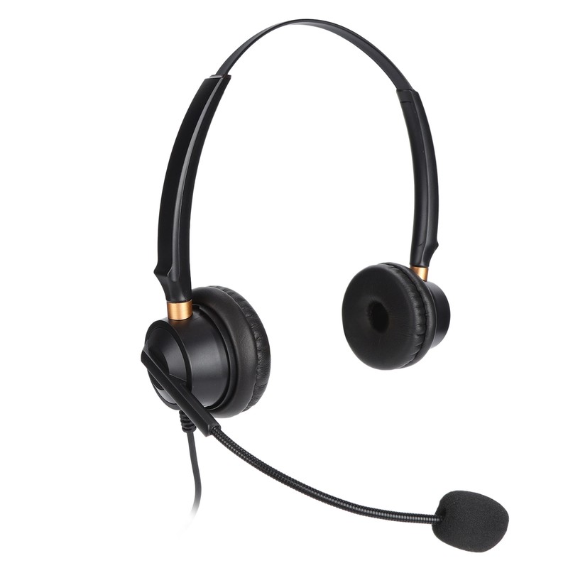 H600D‑2.5 Telephone Headset Call Center Noise Cancelling Corded Binaural Customer