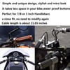 TADAFA Three Buttons Motorcycle Handlebar Switch Aluminum Turn Signal Horn
