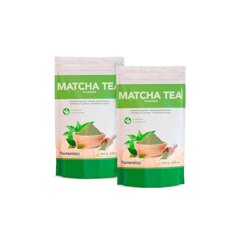 Nortembio Matcha Tea Powder 200 g (2 x 100 g)