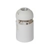 B&P Lamp® Medium Base White Keyless Phenolic Quick Connect Socket