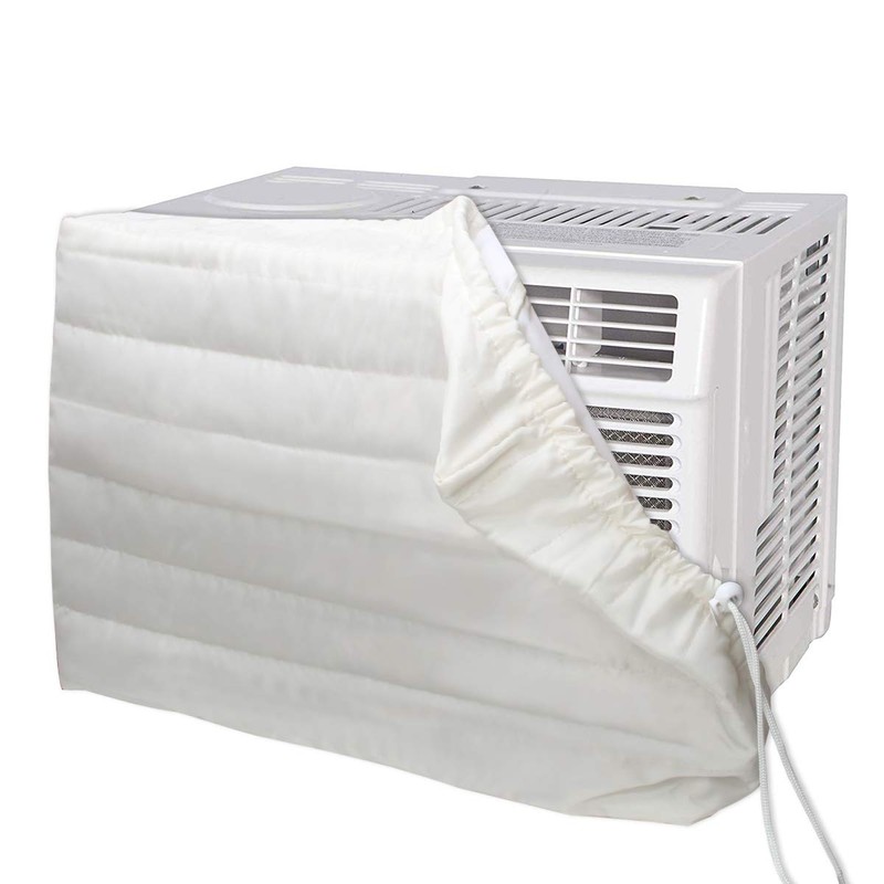 Luxiv Indoor Air Conditioner Cover, White Window Unit Protection Anti-Rust
