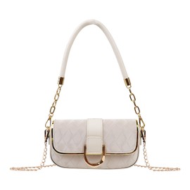 WisePoint Small Handbag, PU Leather Mini Handbags Small Crossbody Bags for Women, Modish Small Crossbody Purse (beige)