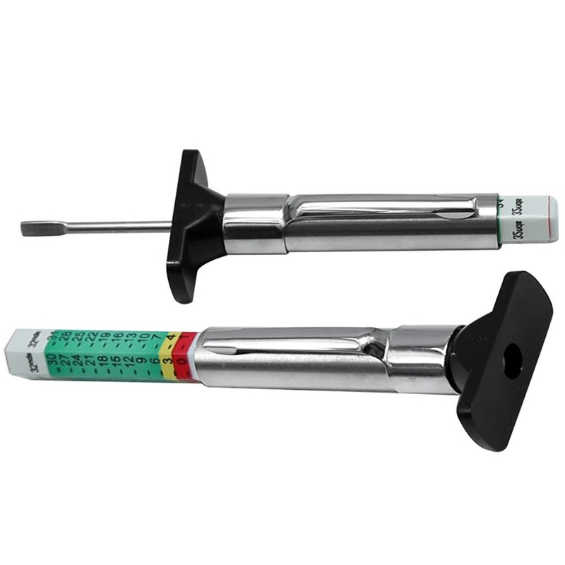4-Pack Tire Tread Depth Gauge 32nds, Tire Depth Measuring Tool