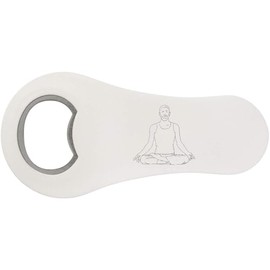 'Meditation Yoga Pose' Bottle Opener Fridge Magnet (BO00084695)