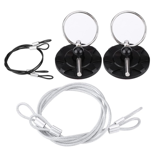 Cerradura de capó Universal de 2 Piezas, Kit de Apariencia