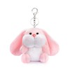 Cute Rabbit Plush Backpack Keychain, Long Ear Rabbit Keychain Wallet