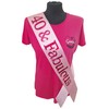 40th Birthday Sash - 40 & Fabulous Birthday Sash -