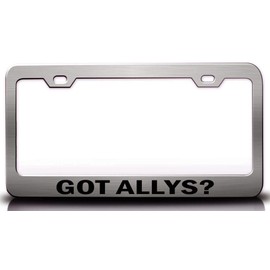 Custom Brother - GOT Allys? Female Girl Name Metal Car SUV Truck License Plate Frame Ch l73