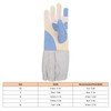 Padded Fencing Glove Right Handed Anti Slip Durable Knitted Fabric