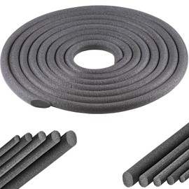 cyclingcolors Joint Sealing Cord Joint Sealing Tape Seal Round Cord Foam Joint Filling Profile Grey Foam Filling Cord (Diameter 15 mm x 10 m)