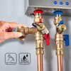 Midline Valve GUHW-QSW256 Pressure Relief Valve for Tankless Water Heater,