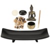 1 set Zen Buddhism Candlestick Incense Holder Furnishing Articles for