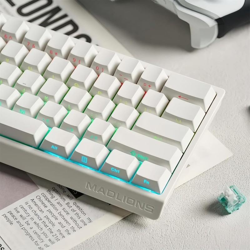 MADLIONS MAD60 HE Rapid Trigger Magnetic Switch Gaming Keyboard,60% RGB