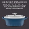 CorningWare QuickHeat 3.2-QT Cast Aluminum Roaster With Lid & Non-Stick