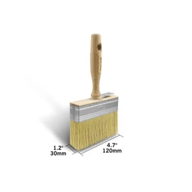 ROLLINGDOG 4.5 Inch Deck Stain Paint Brush - Limewash Paint Brush Large Deck Brush Applicator for Wall, Wood, Fence, Floor Painting(Pack of 2)