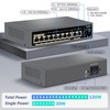 Ztyuav 11-Port Full Gigabit Unmanaged PoE Switch with 8 PoE+