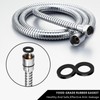 6 Pack Shower Filter Gasket + 6 Pack Rubber Washer,