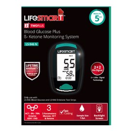 LifeSmart Blood Glucose Plus β-Ketone Monitoring System (Non Bluetooth Meter)