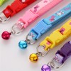 Cute Cat and Dog Collar with Bell, Adjustable Nylon Puppy