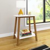 Max & Lily Nightstand, Mid-Century Modern Solid Wood Nightstand, Side