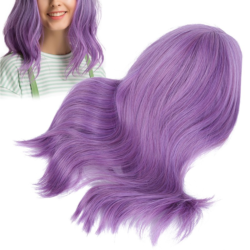 High Temperature Synthetic Women Hair Charming Wavy Wigs Short for