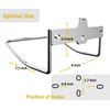 JBscoop 2 Ladder Hooks Wall Mount for Ladder Storage Strollers