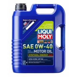 Liqui Moly 0W-40 Synthoil Energy A40 Fully Synthetic (1) 5 Liter LM2050