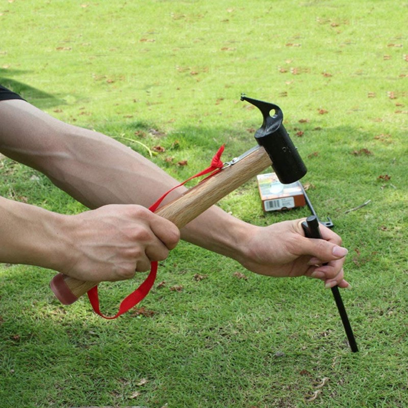 profiwoab camping hammer with peg camping mallet with peg remover